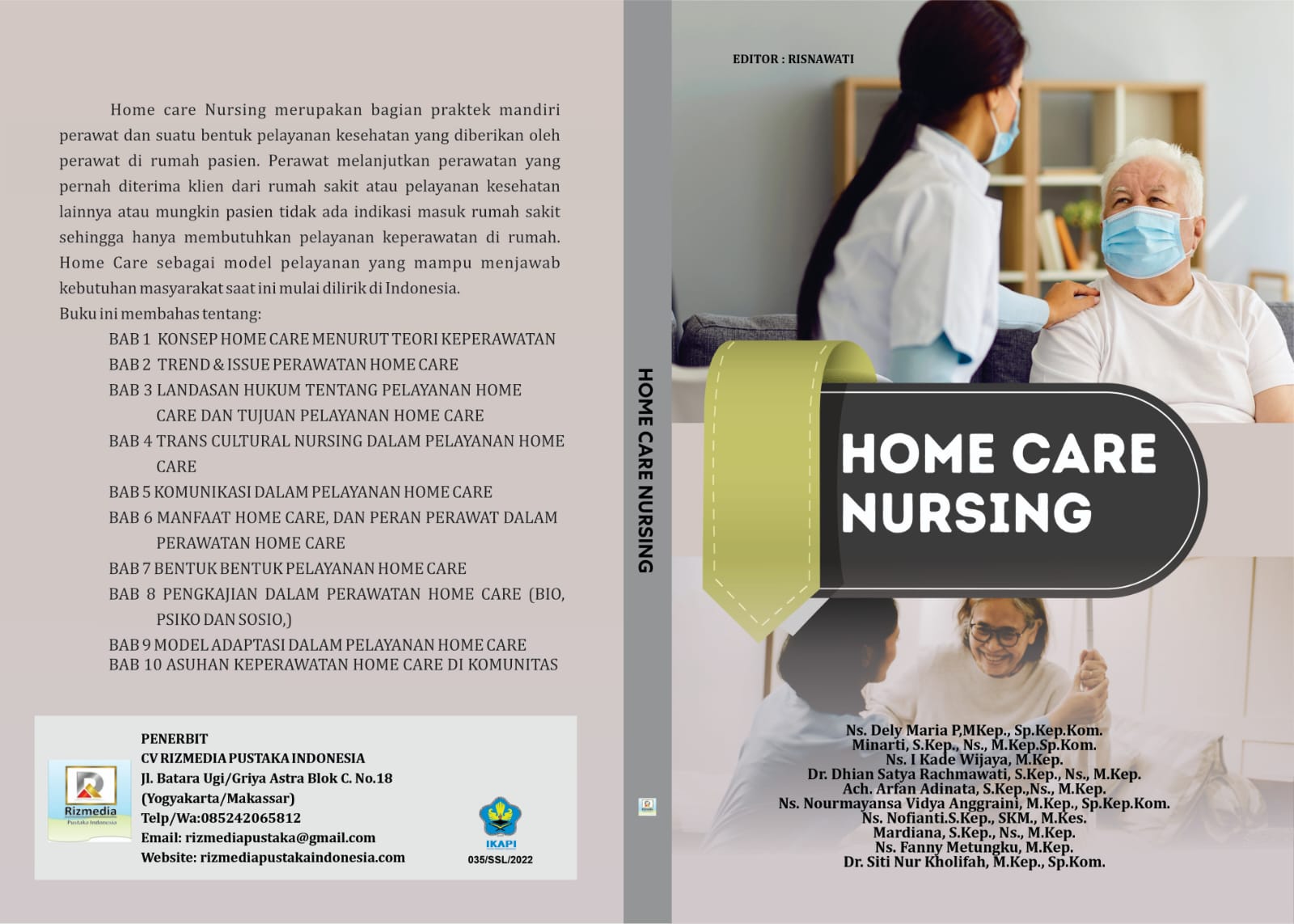 HOME CARE NURSING | Rizmedia Pustaka Indonesia