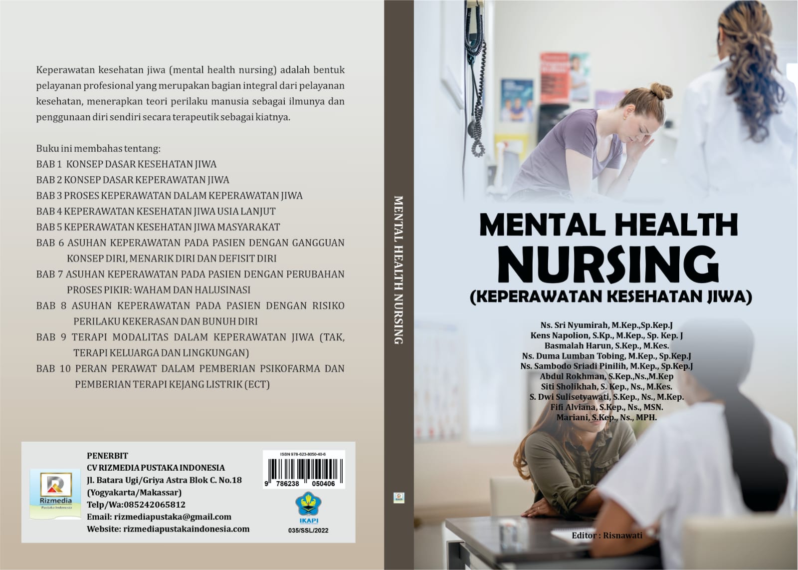 MENTAL HEALTH NURSING (KEPERAWATAN KESEHATAN JIWA) | Rizmedia Pustaka ...